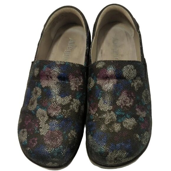 Alegria Keli Clogs Size US 7.5 Slip On Clinical Slip On Multicolor Sparkle EU38 - Picture 1 of 7